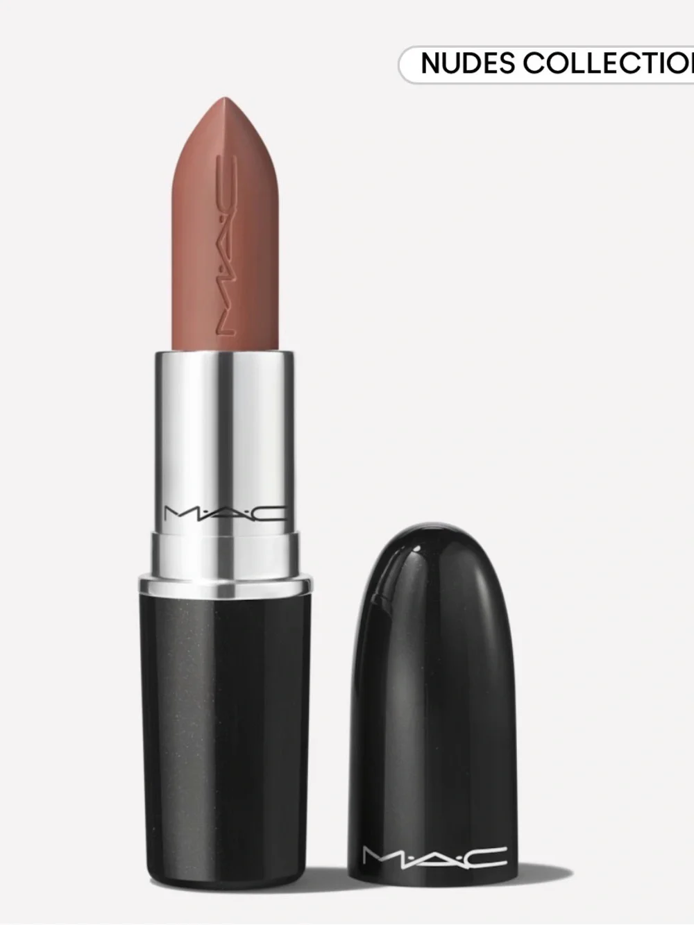 MAC LUSTREGLASS Lipstick 569 ALONE TIME - Full Size 3 g / 0.1 Oz